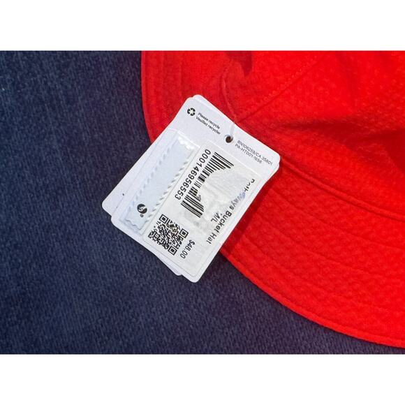 (M/L) $48 NWT Lululemon Both Ways Reversible Bucket Hat Red Hot Heat White - Picture 5 of 7